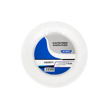Asorty Plastik Tabak 17 cm - 