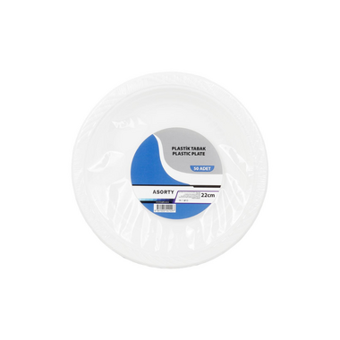 Asorty Plastik Tabak 22 cm - 