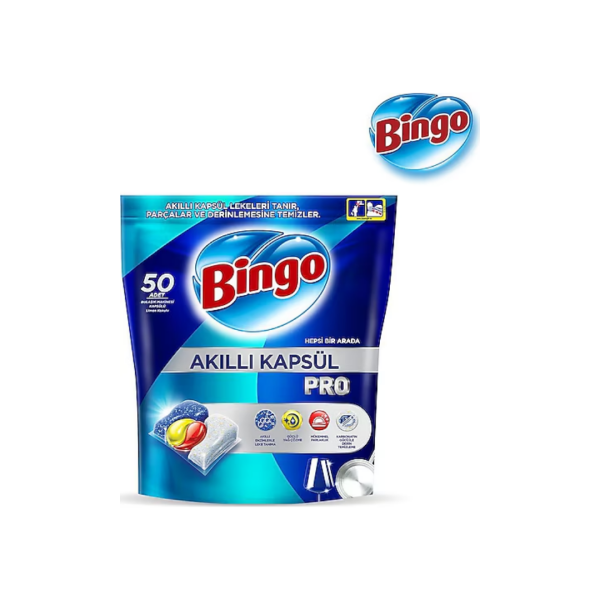 Bingo Bulaşık Makinası Tableti 50'li Kapsül - 1
