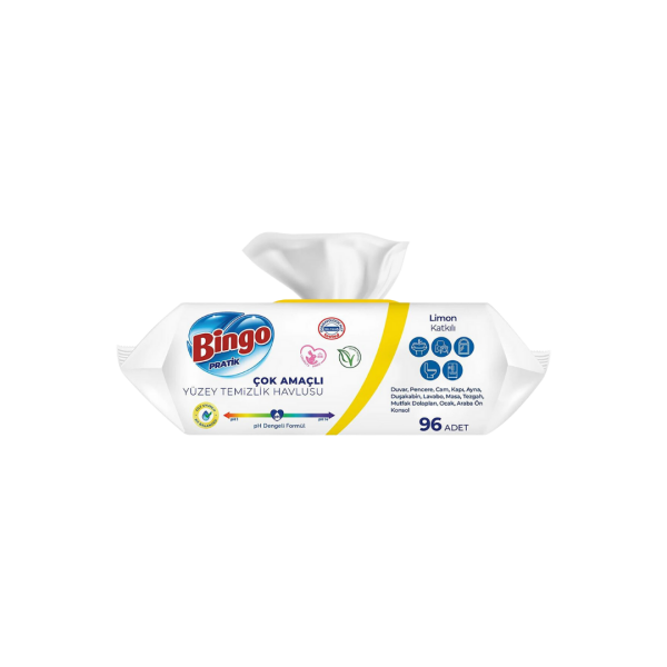 Bingo Limon 96'lı Paket Yüzey Havlusu - 1