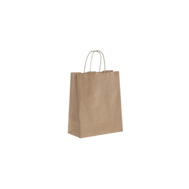 Büküm Sap Kraft Çanta 28x17x29 cm - 
