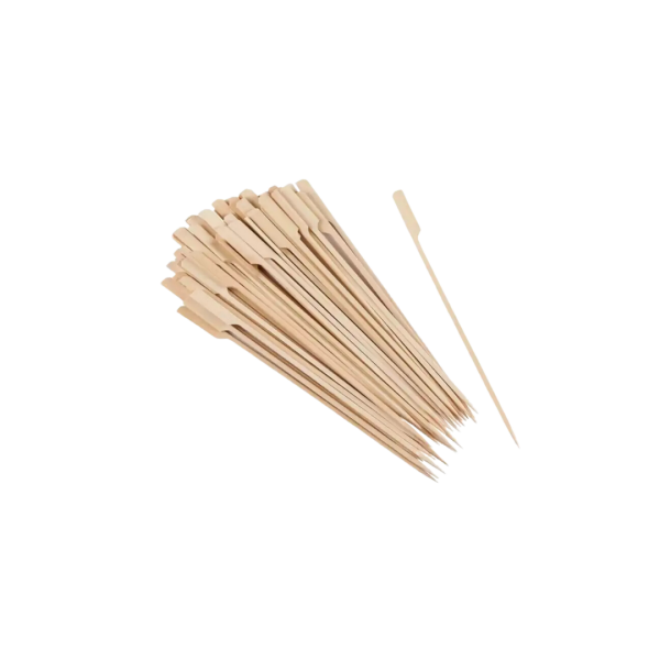 Ethex Bambu 25 cm Yassı Çöp Şiş - 1