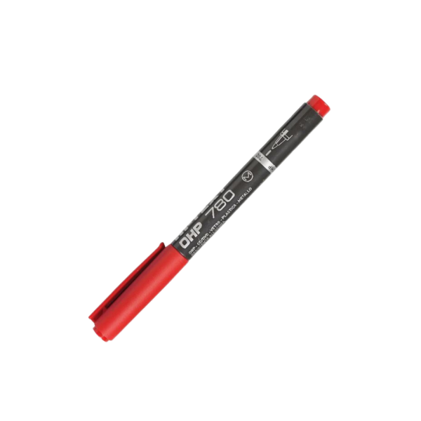 Hitext Kırmızı Asetat Kalemi 780 S - 1