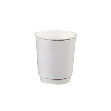 Karton Bardak Beyaz 8 oz Double Wall - Afilicup