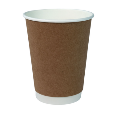 Karton Bardak Kraft 14 oz Double Wall - Afilicup
