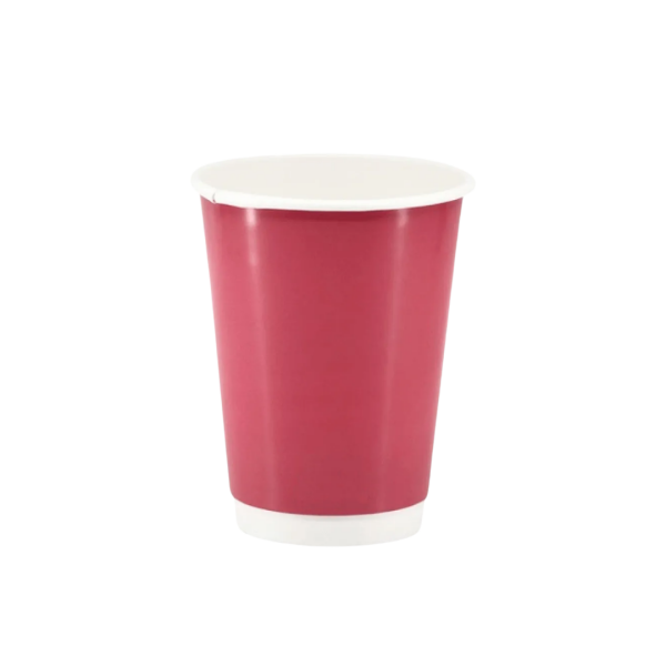 Karton Bardak Pembe 14 oz Double Wall - 1