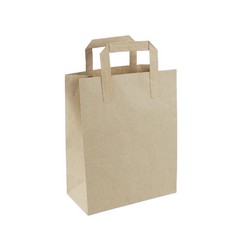 Kağıt Sap Kraft Kağıt Çanta 28x16x29 - Afili Pack