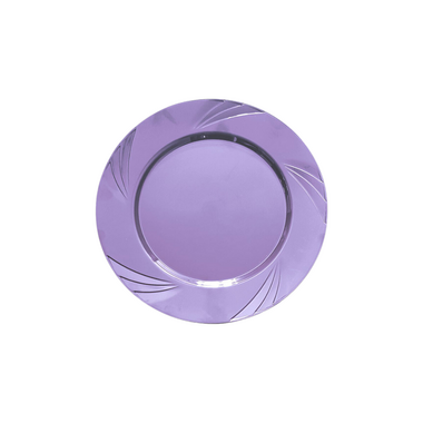 Lila Mika Parti Tabağı 22.5 cm - Afili Parti