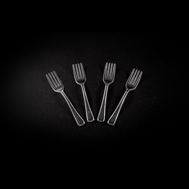 Plastik Mini Çatal - 