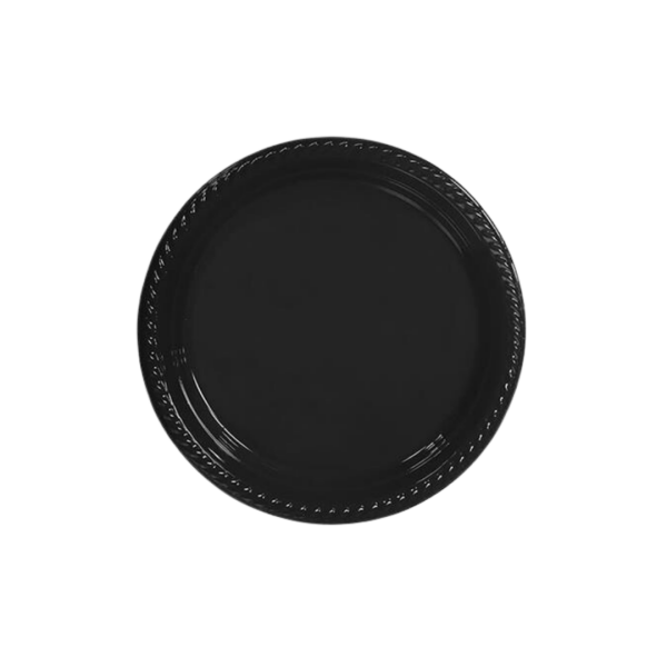 Siyah Plastik Tabak - 1